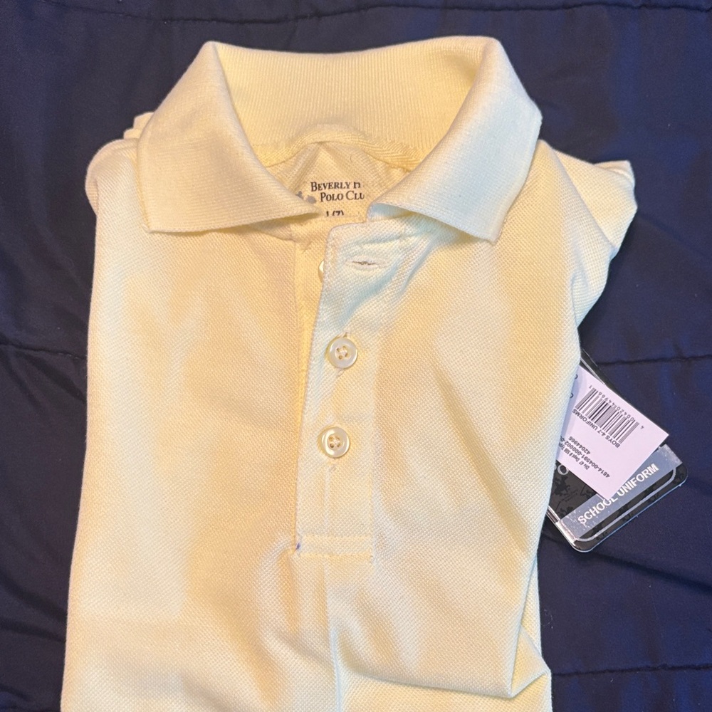 Beverly Hills Polo Club Kids Light Yellow Polo